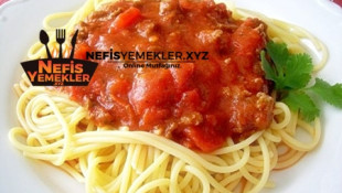 Kıymalı Spagetti Tarifi