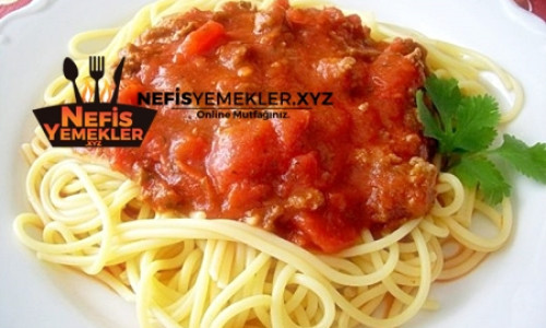 Kıymalı Spagetti Tarifi