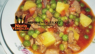 Etli Bezelye Yemeği Tarifi